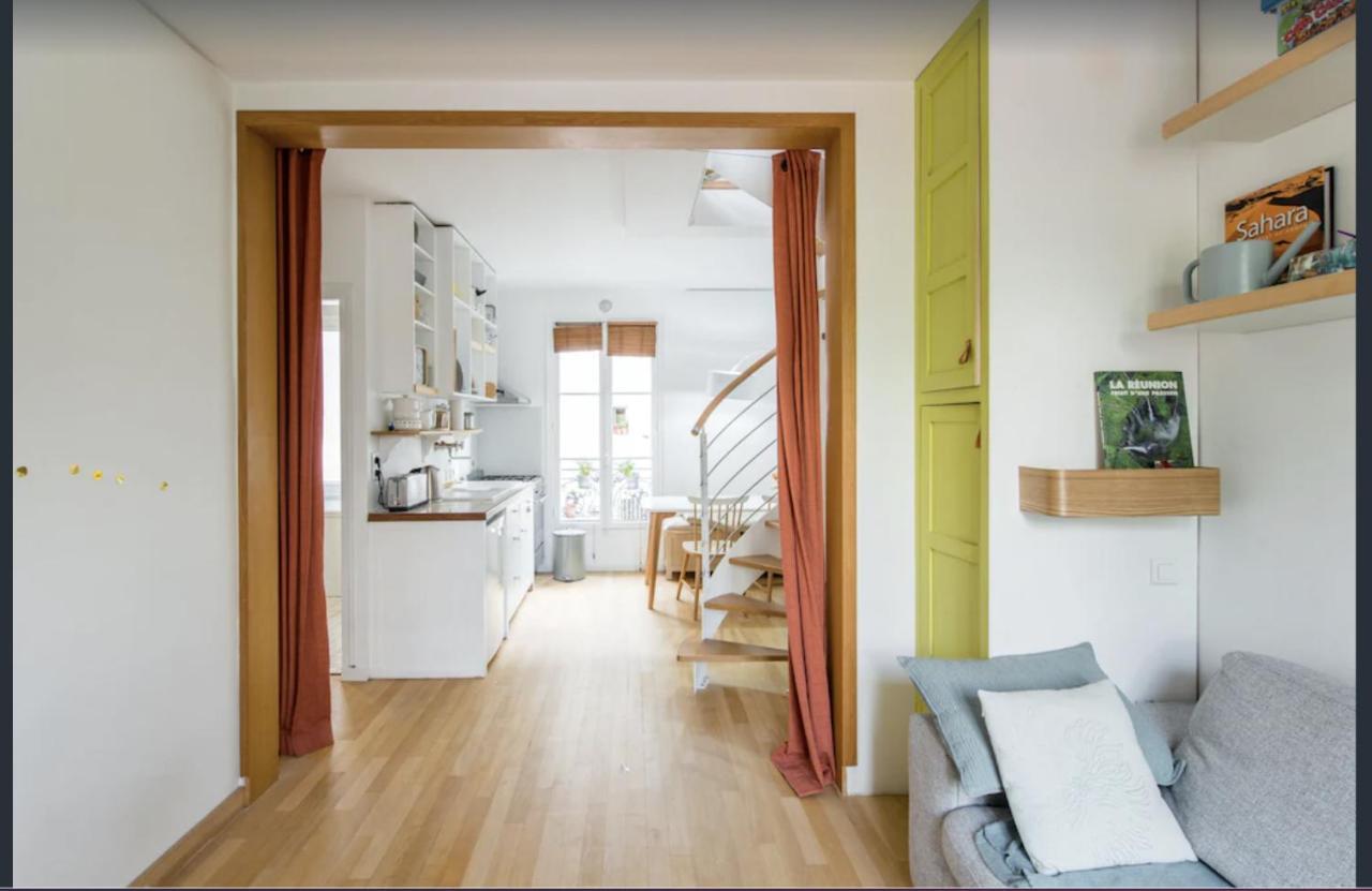 Petit appartement lumineux et atypique à Paris 14. Exterior foto